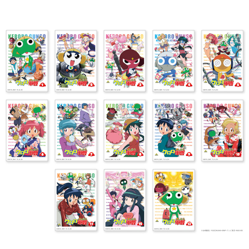 年額会員】DVDジャケット 缶マグネット（全13種類ランダム） – ケロロ